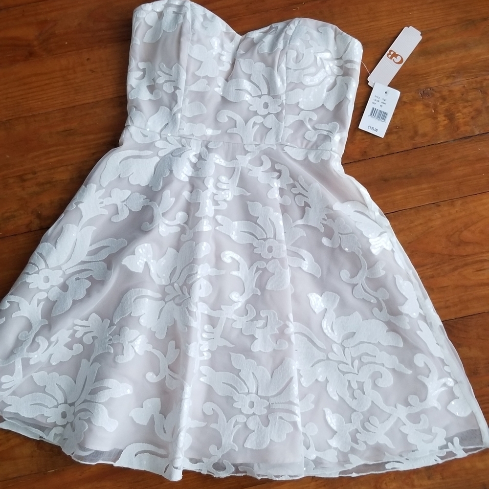 GIANNI BINI STRAPLESS DRESS